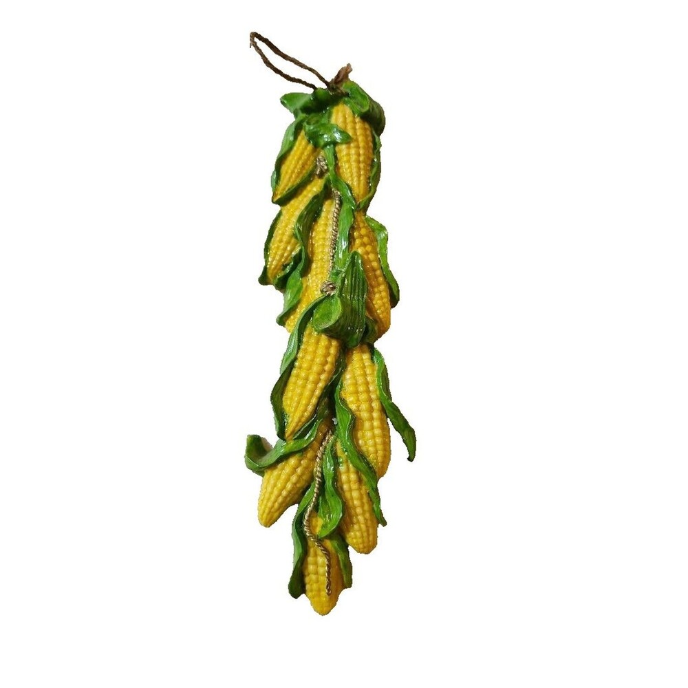 T8 Very Rare Beautiful Cornstalk Wall Hanging Autumn Décor  9 1/2”